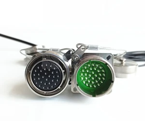 D38999 Type Fiber Optic Connector High Speed Tactical Cable Assembly