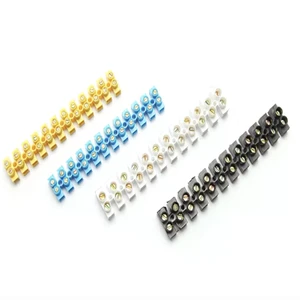 High Quality Electrical Terminal Blocks 3A Cable Connector Screw Terminal PE/PP/PA Material White ISO/CE Certified