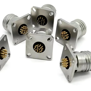D38999/20NB35PN High Performance UHF Coaxial Connector Flange Mount Female