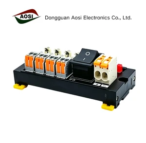 Multi-Channel DC Power Distribution Module 4/6/8/12/16 Way Fuse Splitter Board DC Terminals Connectors