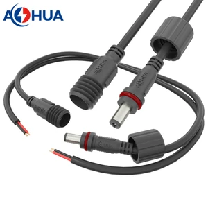 Temperature Probe Sensors 2.1mm 2.5mm Male Female IP65 Power Cable DC Waterproof Connector