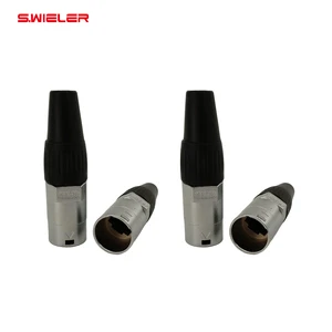Outdoor Network Rj45 Connectors Plug Ip67 Ethernet Cat5 Cat6 8pin Male Ethercon Network Cable Connector Nickel Housing Plugs