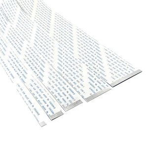 Custom 180mm Length 1.0mm Pitch 4-60 Pin 12 20 Pin Flexible FFC Flat Cable For Printers Displays-for Electronic Computer Machine
