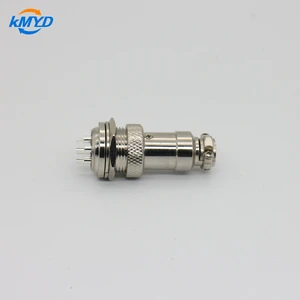 GX16 IP55 Brass Aviation Circular Connector Male Female Panel Mount Plug With PVC/PUR Cable For Industrial Machinery