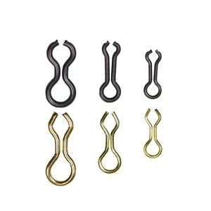 Carp Fishing Rig Accessories Terminal Tackle Carp Fishing Splay Rings Leader Sinker Eyes S M L Fishing Connector