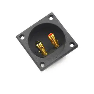 Car Stereo Speaker Box Terminal Round Spring Cup Connector Subwoofer Plug Terminal Board