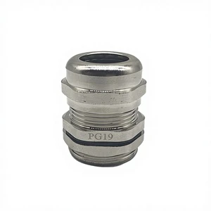 Factory Direct Supply Brass Adapter PG19 Nickel-Plated Fixed Cable Gland WZCD-TPGG19 for Water and Gas Applications