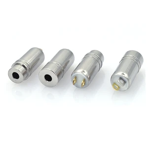 2.5mm Audio & Video Connectors Male Female Headphone/Speaker Plug Adapter Compatible with Mono & Stereo-Quality Metal Socket