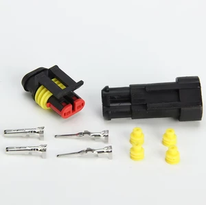 DJ7021-1.5-11 21 2 Pin Way HID Xenon Light Male Female Plug Socket Auto Car Waterproof Connector