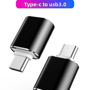 USB-C OTG Adapter Type-C to USB 3.0 Aluminum Alloy for iPhone 15/16 MacBook Pro/Air Laptop Tablet Car & Computer Accessories