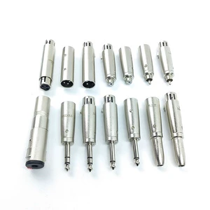 ABCCABLS XLR Female 1/4 Inch 6.35mm Female Socket Audio Adapter Microphone Plug Video Connector Connector Accessories