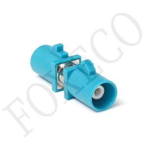 FOXECO FAKRA Industrial Grade Coaxial RF Connectors (PBT/PA66) for Industrial Control and Medical Equipment