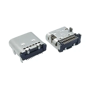 USB Type C Connector Female 24 Pin USB 3.1 SMD PD Fast Charging for Cable Assembly Vertical Solderable Housing Adaptor