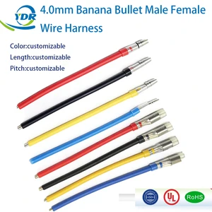 Wholesale Banana Plug Extension Wires 4.0mm Gold-Plated Bullet Connector Wire Harness