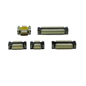 High Density D-SUB Connectors DR Series White Rubber Straight DIP D-Sub Connector High Quality Design