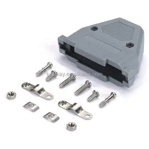 High Quality D-SUB 37-Pin ABS Plastic Connector Hood Long Screw Cover for DB 37P Housing Cable DB 37 Pin Hood Premium Connectors