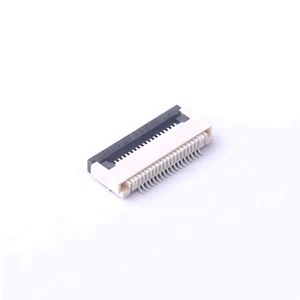 High-Durability 0.5mm Fine Pitch Flip-Type FPC Socket Wearable Devices SMT Mounting 8-24 Contacts 50V Rated 500M Insulation