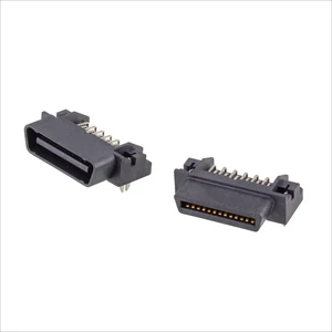 SCI 26-Pin Gold Finger D-Sub Connector Board-to-Board 1.27mm Pitch Bent Pin Socket for Male and Female Btb