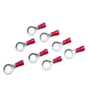 RV Red Yellow Blue Color 1.5/2.5/4/6mm2 Ring Spade Crimp Terminal Insulated Electrical Wire Connectors Cable Connector
