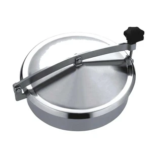 Tank Round Manhole Square Manhole Cover Sanitary Manway SS304 SS316 Stainless Steel Wooden Box 1 Piece Welding Forged 3 Years