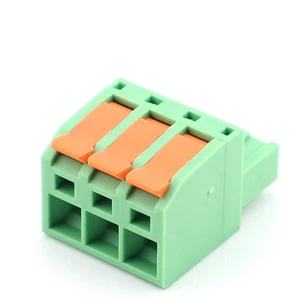 5.08mm Pitch 3-Position Splice Type Copper PCB Terminal Block Replacement 300V 16A for Electrical Appliances