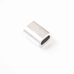 H-Quality Factory Price Steel Wire Rope Fittings Hardware Connector DIN 3093 Aluminium Ferrules Sleeve Carton Packing
