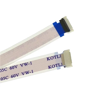 22p FFC FPC Flexible Flat Cable 0.5mm Pitch 22pin 50cm Electronic ISO9001 for Blue/White Color