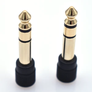 Gold Plating 6.35MM 1/4 Male Audio Connector 3.5MM 1/8 Female Stereo Plug & Mono Plug for Audio & Video Equipment