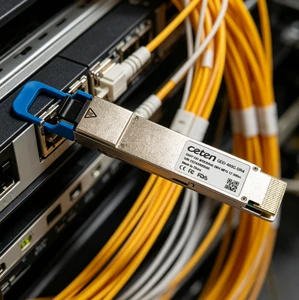 QDD-400G-DR4 400GBASE-DR4 QSFP-DD PAM4 1310nm 500m DOM MPO-12/APC SMF Optical Transceiver Module Telecom Use 5G