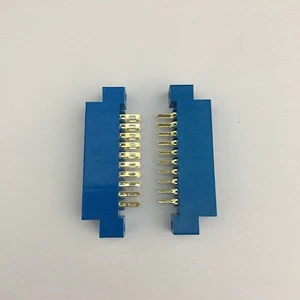 805 Series 3.96mm Pitch 2x10 Pin 20 Pin DIP PCB Card Edge Connector 805-20P Plug-in Board Type/solder Wire Type