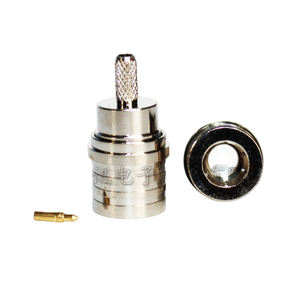 Effective Cost QMA-C-J1.5 RF Coaxial QMA Connector Male Plug QMA Coax Connector for RG174 RG316 Cable