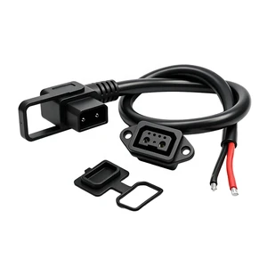 Battery Car Charging Port Charger Line Three Circle Type Electric Scooter Sockets Wiring Harness Connector