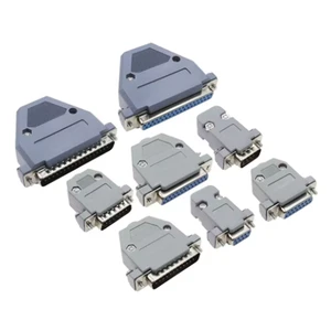 DB9 Adapter Connector Core DB15 DB25 DB37 RS232 Serial COM Plug Connectors Hole/Pin Female Male Port Socket D Sub DP9 Case