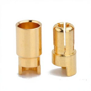 Original Amass GC6010 6mm Banana Plug 150A Gold Plated Male Female Connector 100% Genuine Ready To Ship Small MOQ For UAV Motor