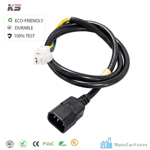 Male Lock C14 Cable Socket Plug Power Cable Lock Connector Power Cord Accessories Harness