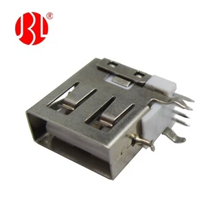 USB-A-CH00-D USB Type a 2.0 Receptacle Upright DIP Right Angle USB Connector