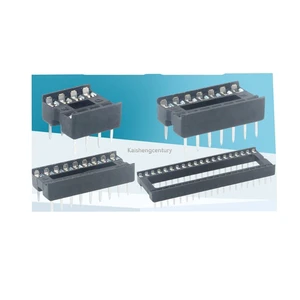 8P 14 16 20 28 40P pin IC socket integrated block directly inserts DIP microcontroller chip wide and narrow body seat