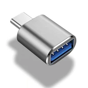 Cheaper Price Aluminum Alloy Housing USB C Male to USB 3.0 Female Converter Type C OTG Adapter for Phones Tablets and Laptops