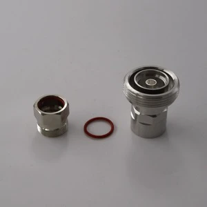 50ohm Antenna 7/16 Din RF Coaxial Female Clamp Waterproof Connector for 1/2
