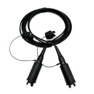 HXB13 Single Multimode 2/4 Pole Non-Contact Lens Expandable Connector Waterproof Fibre Optic Connector Assembly