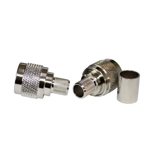 RF Connector N-C-J7 Male Crimp 400 Cable Installation N Type Male Coaxial Connector