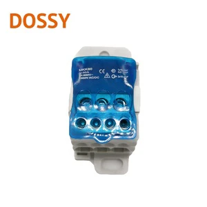 UKK80 Brass Distribution Terminal Box Terminal Block 690V 85A Industrial