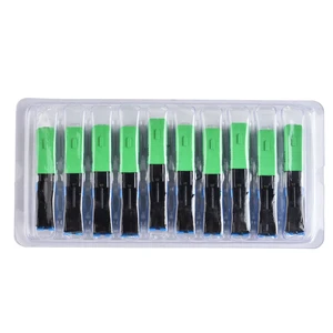 APC Quick Assembly SC Fiber Optic Connector Assemblies Fast Connector for SC Fiber Optics for FTTH Use
