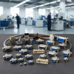 D-sub Connector D SUB 9 15 25 26 37 44 50 62 78 Pin Male Female | METABEE - Direct Factory & Wholesale Supplier OEM/ODM