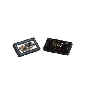 Industrial Waterproof IP68 High Density Standard D-SUB Connectors Male Female Panel Mount PCB Solder Type 500V DC 5A