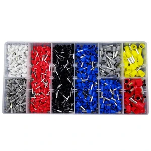 VE0306 TE Pre-insulated Pin Type Cord End Terminals European Style Brass Automotive Crimp Cable Terminals