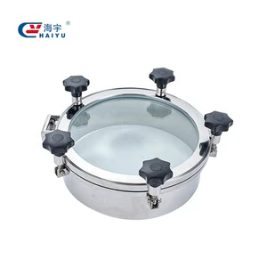 Round Pressure Manhole with Sight Glass, tank Manhole