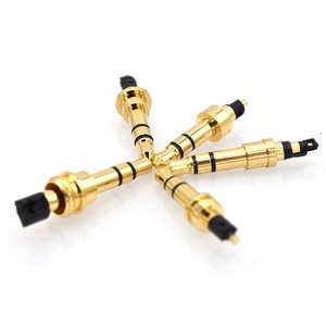 Customized 3.5mm Gold-Plated Audio Power Speaker Connector with Headphone Plug Adapter Video Connectors Product Category