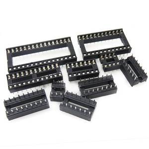 Factory Price DIP IC Socket Connector 2.54mm IC Holder IC-6P 6pin 8pin 14pin 16pin 18pin 20pin