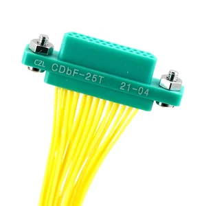 HUADA CDbF-25T-60CM - High Accuracy 25 Pin Micro Rectangular Connector for Critical Use Cases
